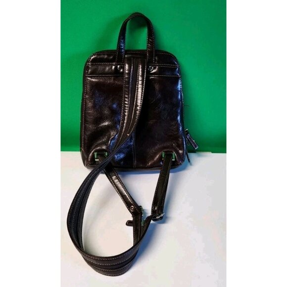 Vintage Diverso Italy Stylish Leather Backpack Bag - Picture 3 of 9